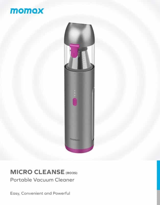 MM-1004 Momax Micro Cleanse 便携式迷你吸塵器