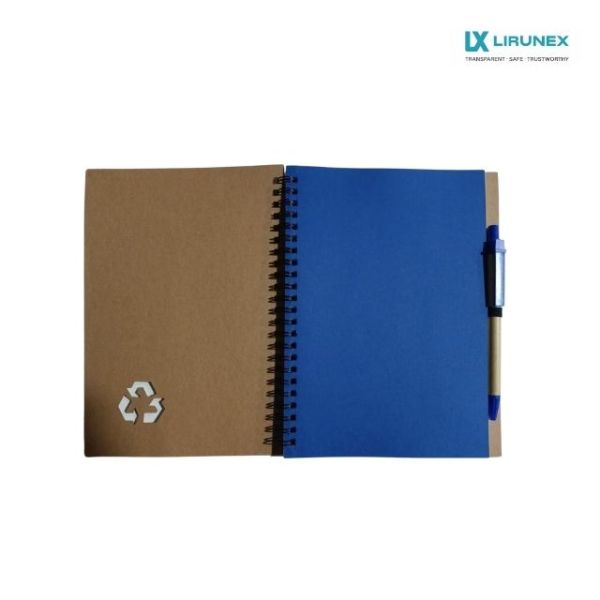 LX Lirunex 訂製 A5 牛皮紙筆記本 - BeGift 案例