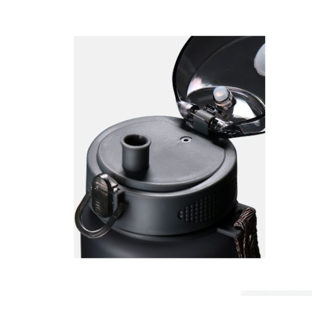 磨砂運動水樽訂製_灰色與粉色_彈蓋防漏設計_BPA_Free_企業禮品 細節