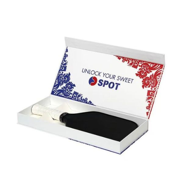 精裝Pickleball禮盒開箱體驗_盒蓋內側客製化Slogan印刷_