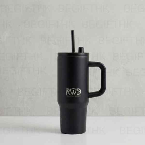 30oz 黑色不銹鋼冰霸杯 香港企業商務訂製 BeGiftHK