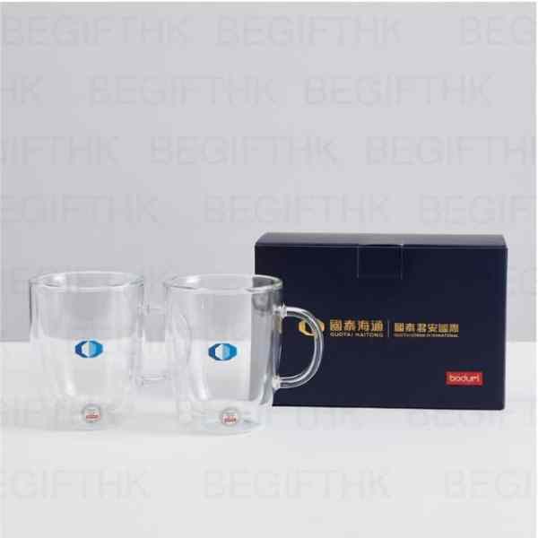 Bodum 雙層玻璃杯精裝禮盒 香港企業商務訂製 BeGiftHK